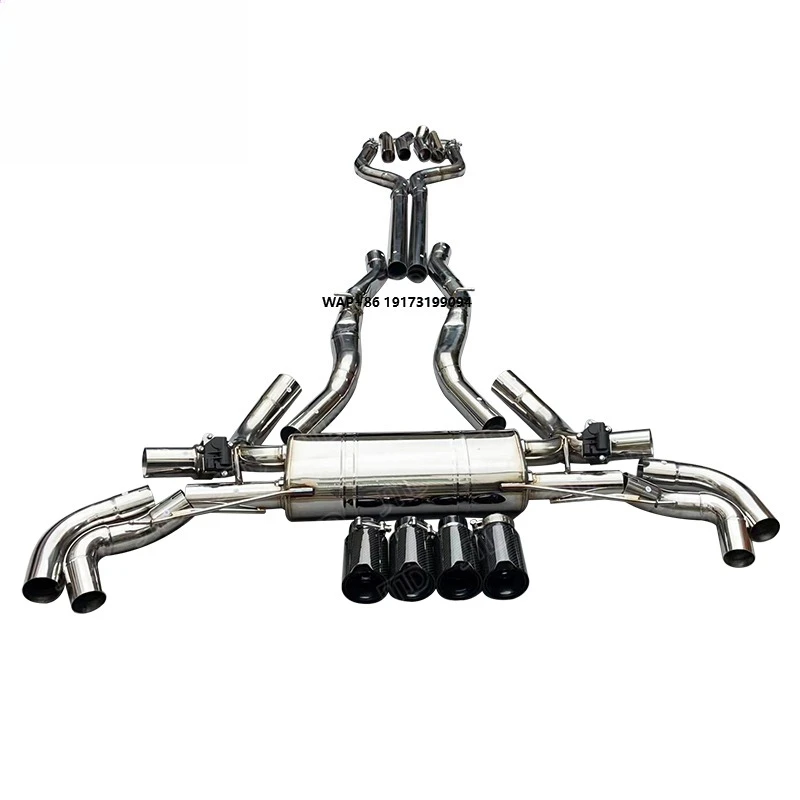 

304 Stainless Steel Catback Muffler Exhaust System for 2019-2022 X5 G05 B58 3.0T M50I M60I 4.4T Exhaust