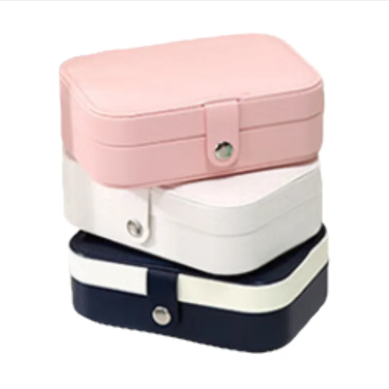 Multi Functional Jewelry Storage Box Fashionable and Exquisite Travel Accessories Ring Necklace Jewelry Box