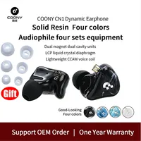 COONY CN1 Resin Earphones Wired In Ear Interchangeable HIFI Fever Grade High Sound Quality TypeC Monitoring Earphones