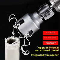 DN15 DN20 Pipe Threading Tool Hex Shank Die Internal External Threads Water Pipes Electric Drill Compatible PPR PVC MPP Repair