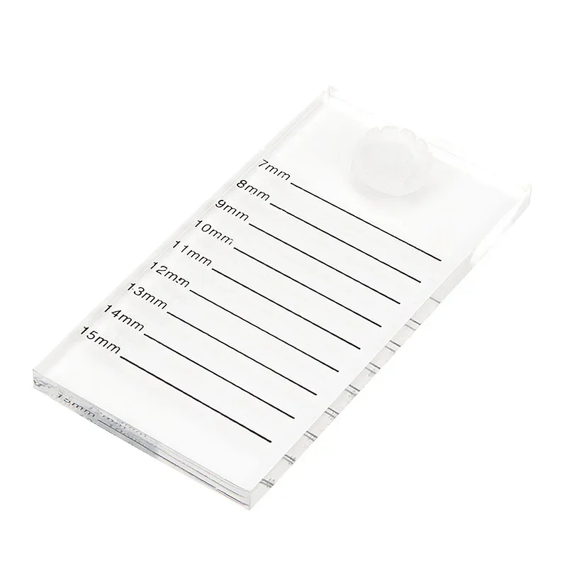 Acrylic Lash Holder Eyelash Extension Supplies False Eyelashes Palette Stand with Tick Mark Pallet Lashes Accessories Lash Tool