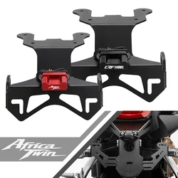 2022 2024 Motorcycle For Honda CRF 1100 L Africa Twin DCT ES Adventure Sports 2020 2021 License Plate Holder CRF1100L Africatwin