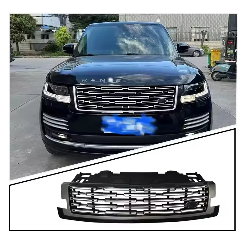 

STLFCar Body Parts Upgrade Grille for Land Range Rover Vogue L405 2013-2017 2023 Black Silver Limited Edition Front Grille