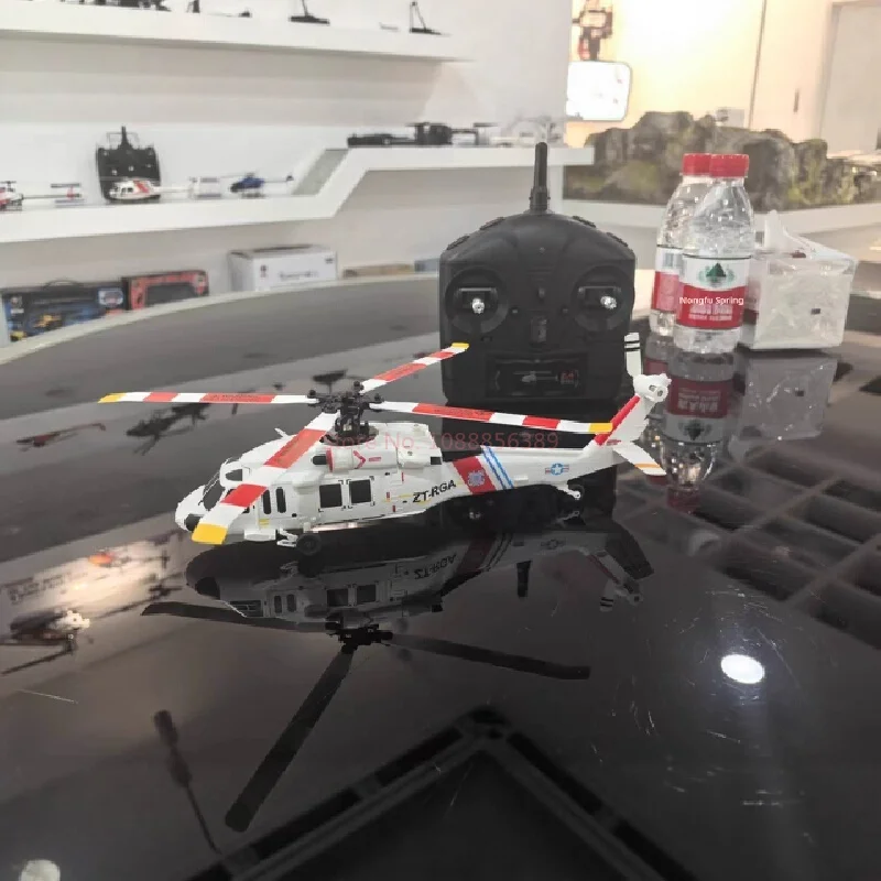 Weili K270 بلاك هوك UH-60L نسخة ارتفاع التدفق البصري بدون فرش أربع قنوات رباعية الدوار هليكوبتر مع جيروسكوب 6 محاور #5