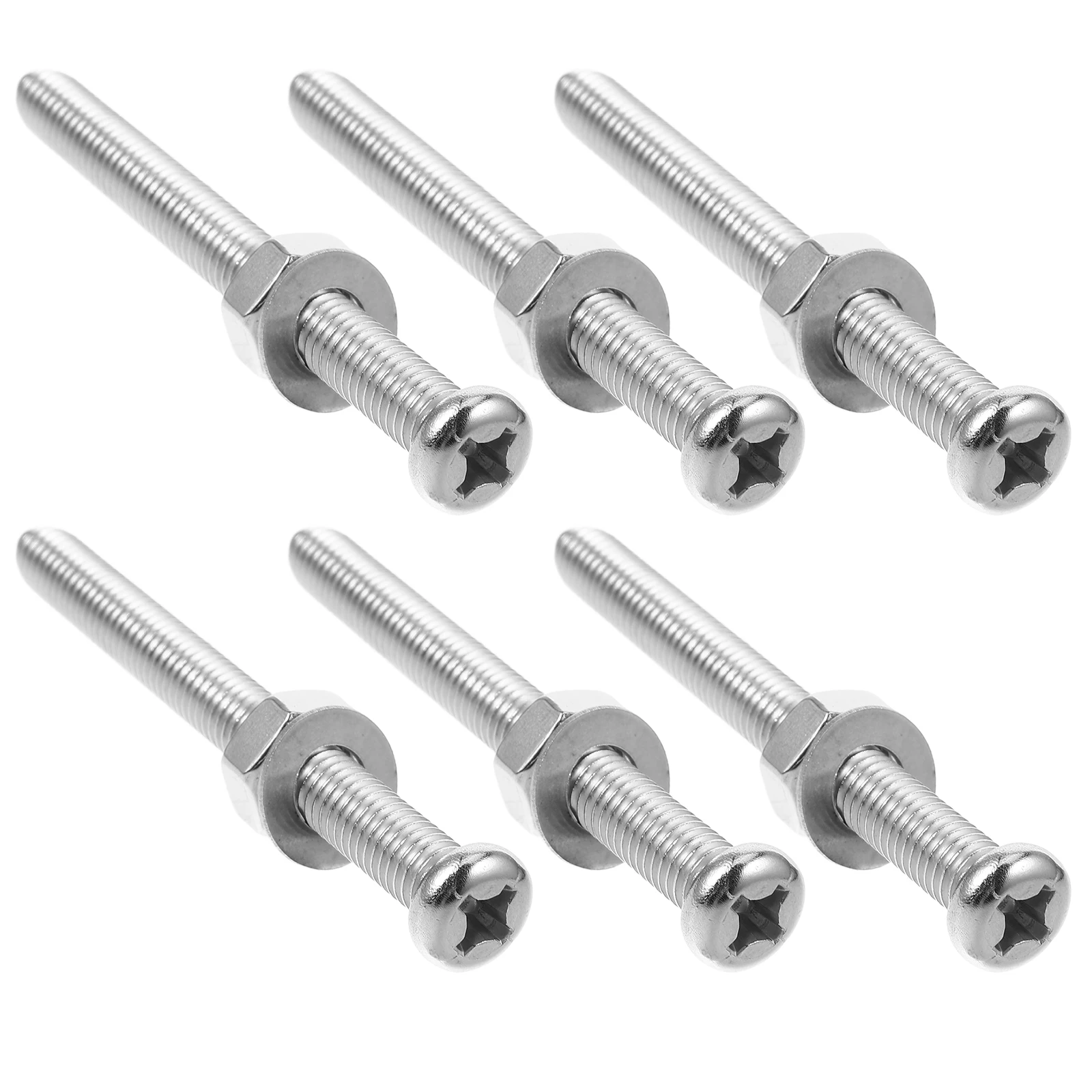 

6 Pcs Accessories Ladder Replacement Screws Pool Fixing Hardware Tool