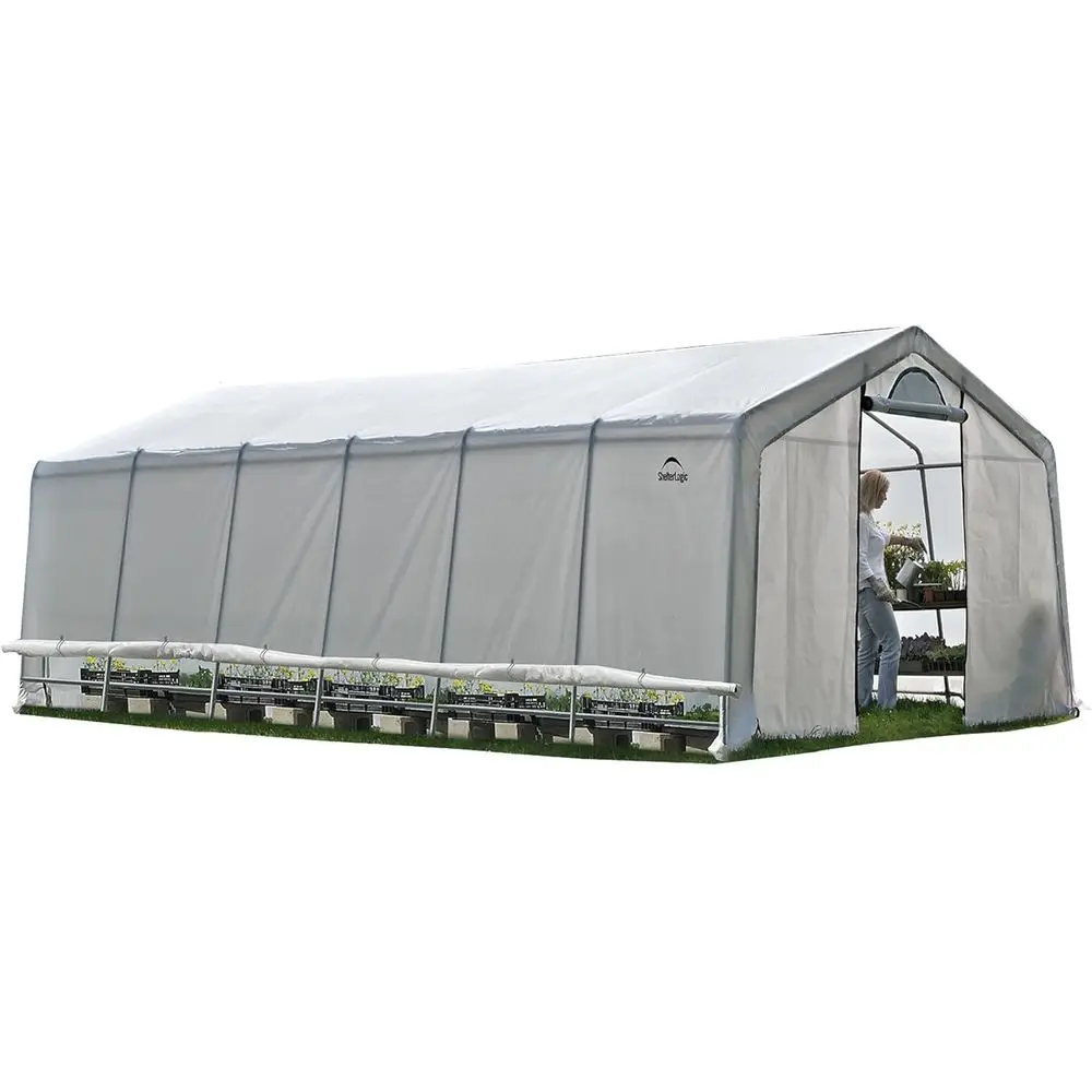 

12ft x 24ft x 8ft Heavy-Duty Outdoor Garden Greenhouse for Backyard Plant Shelter