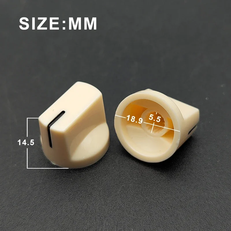 6Pcs Multi Color Flet Head Guitar Pedal Knob Electric Guitar Pot Potentiometer Knobs Guitar Accessories