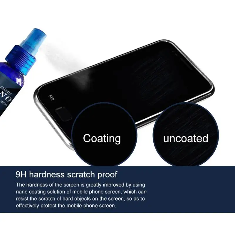 Scratch Coating Agent Repair Nano Nano Liquid Screen Protector Film Scratch Resistant Fit For Car Mirror Phones L