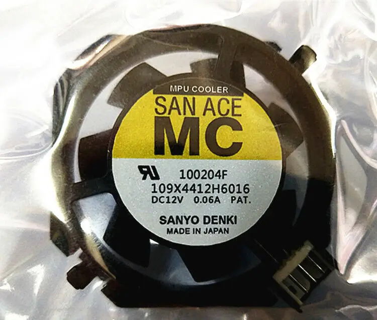 

1PC Sanyo 109X4412H6016 DC12V 0.06A drive servo cooling fan 3-pin #