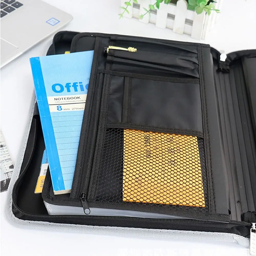 Waterdichte Accordeonvijl Organizer 13 Pocket Safe Rits Archiefhouder Etui Kleurrijke Tabs Grotere Capaciteit