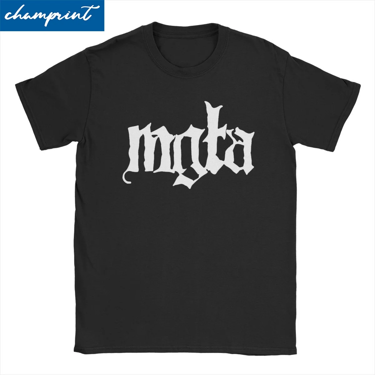 Men Women Mgla Balck Metal T Shirt Pure Cotton Tops Funny Short Sleeve Crewneck Tees Plus Size T-Shirt