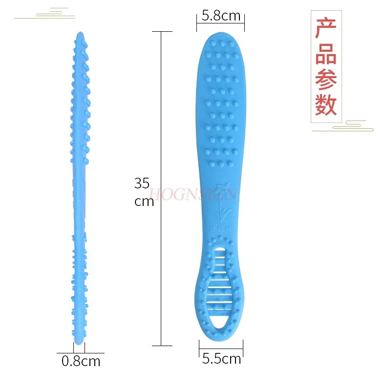 Health Care Beat Back Beating Fitness Hammer Silicone Massager Back Beat Sha Board Massage Stick Massagem Scraping Board