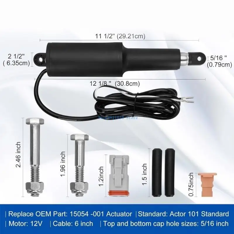 T3LF 101 標準 2 1/4 インチ ケーブル トリム タブ アクチュエータ アセンブリ Lenco 用