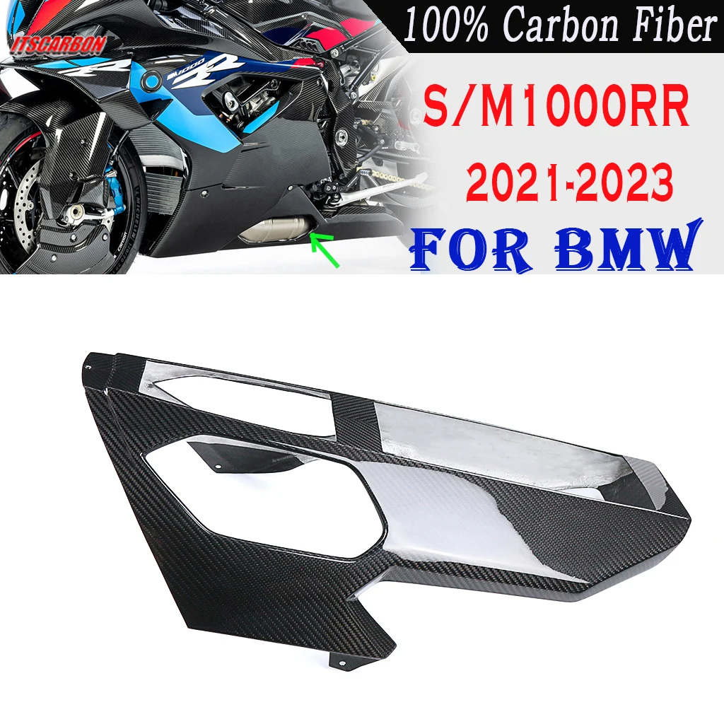 

2023 For BMW M1000RR M 1000 RR 2024 3K Pure Carbon Fiber Belly Pan Cowl Part Fairing Kits Motorcycle Accessories