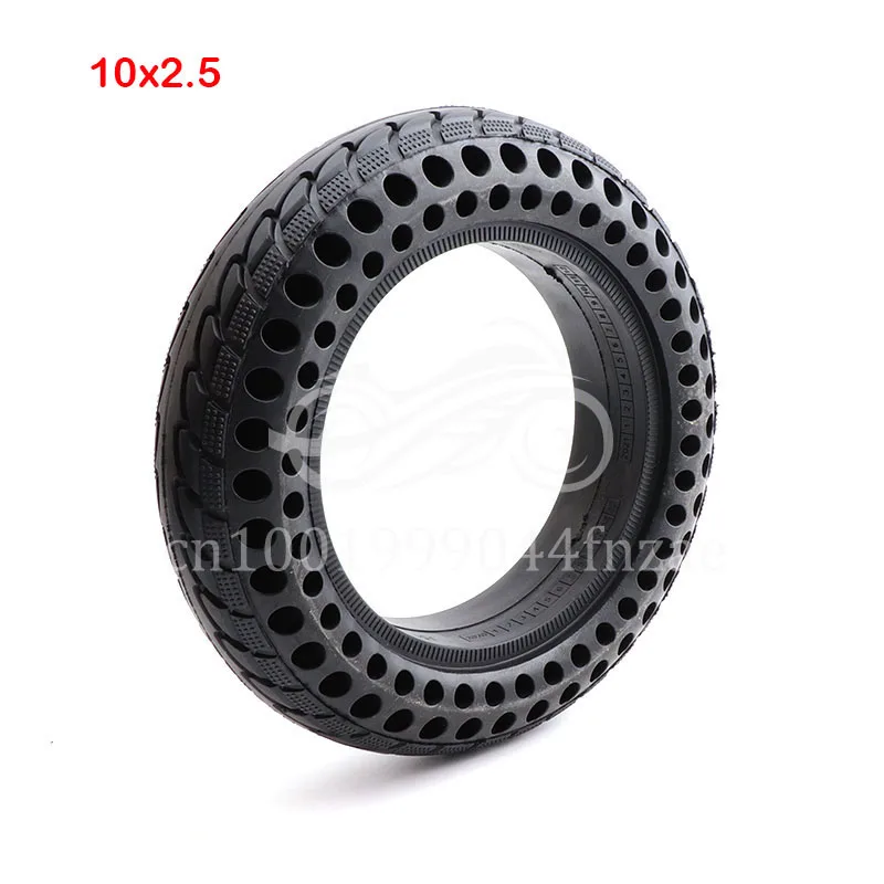 

High Quality 10X2.50 Honeycomb Solid Tire for Speedway 5 Xiaomi Hoverboard 70/65-6.5 10X2.70-6.5 255X70 Electric Scooter Tyres