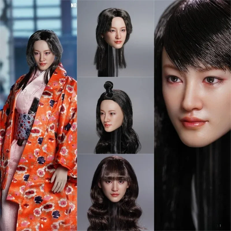 Presale SDH045 1/6 مقياس الممثلة اليابانية عمل الشكل رئيس نحت نحت نموذج صالح 12 ''TBL PH القمح الجلد الجسم الديكور #2