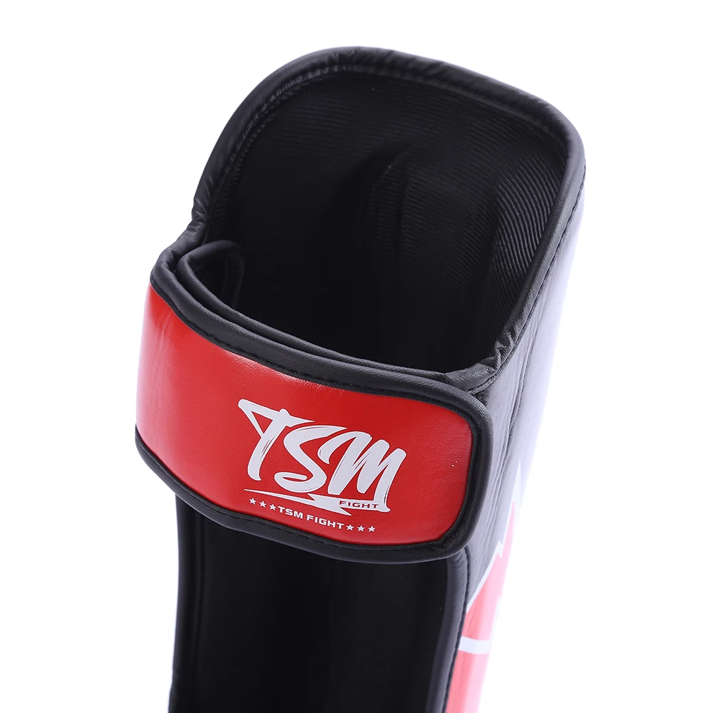 TSM Boxing Leg Guard Muay Thai Shin Guard and Foot Back Sanda Combat Training for Adults and Children Competition Protection