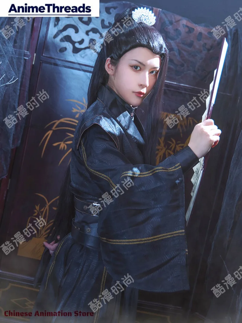 Costume de cosplay He Xuan de la série télévisée chinoise TGCF Tian Guan Ci Fu, Hanfu antique, pour Comic Con, fête, cadeaux d'anniversaire, perruque et chaussures