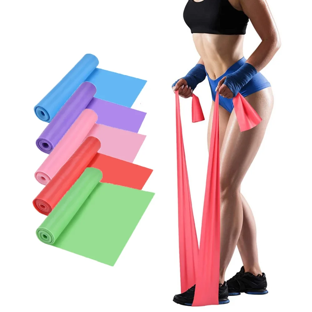 

Yoga Sport Resistance Bands Pilates Training Fitness Exercise Home Gym Elastic Band Natural Rubber Latex Yoga Accessories Yoga