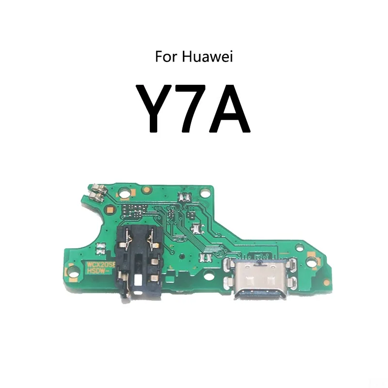 USB Charging Dock Port Socket Jack Plug Connector Charge Board Flex Cable For Huawei Y5P Y6P Y6S Y7P Y7A Y8P Y8S Y9S Y9A