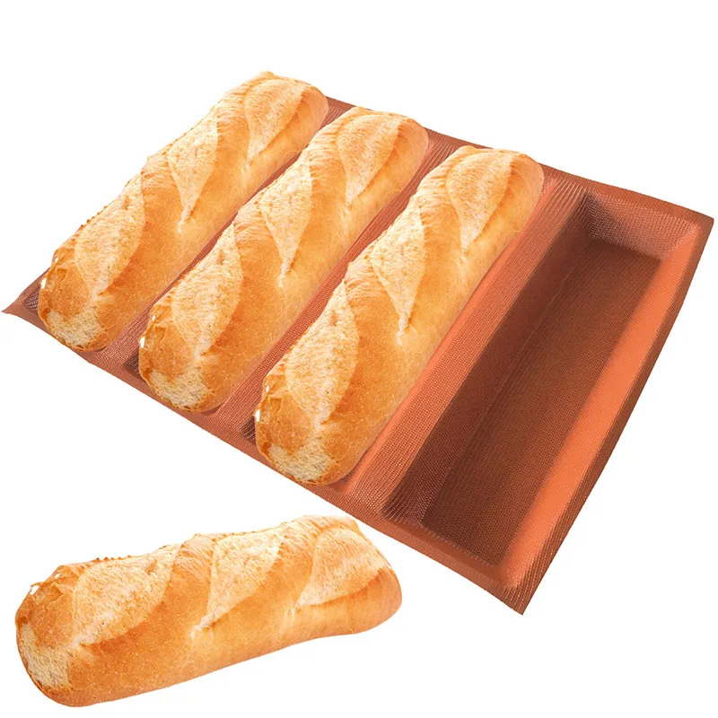 Boussac Brand Fast Oven Frozen Dough Silicone Mold Orange Bread Mold Breathable