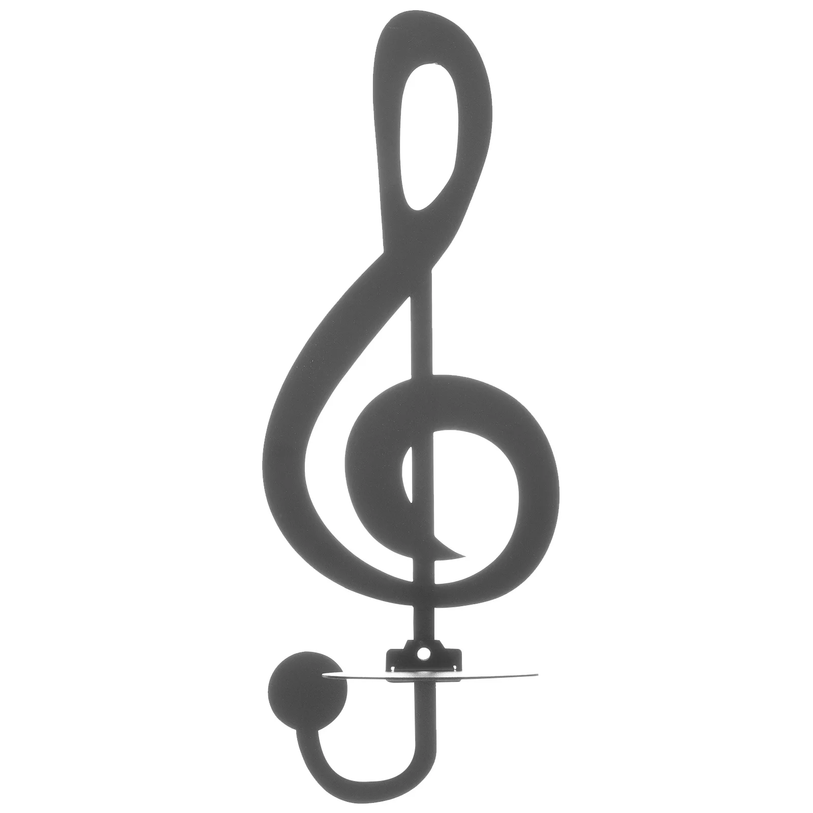 

Wall Mounted Holder with Music Note Design Metal Wall Sconce Decor for Living Space Bedroom Home Decor Unique Gift Idea