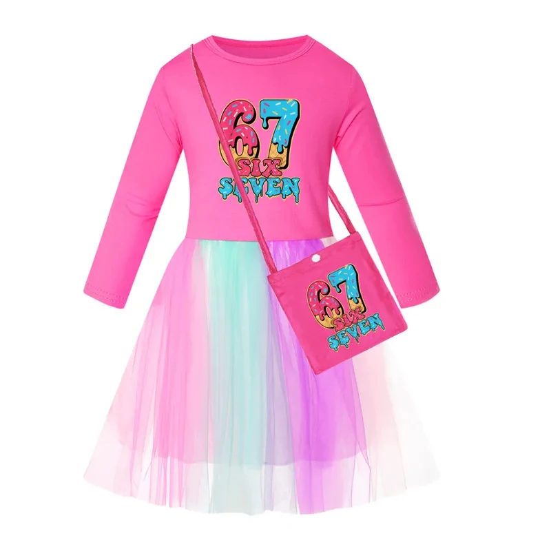 ♥-novo-2026-fantasia-de-halloween-e-cosplay-para-meninas-vestido-divertido-com-tema-meme-67-roupa-infantil-para-carnaval-comic-con-festa-e-roleplay-★-★-★