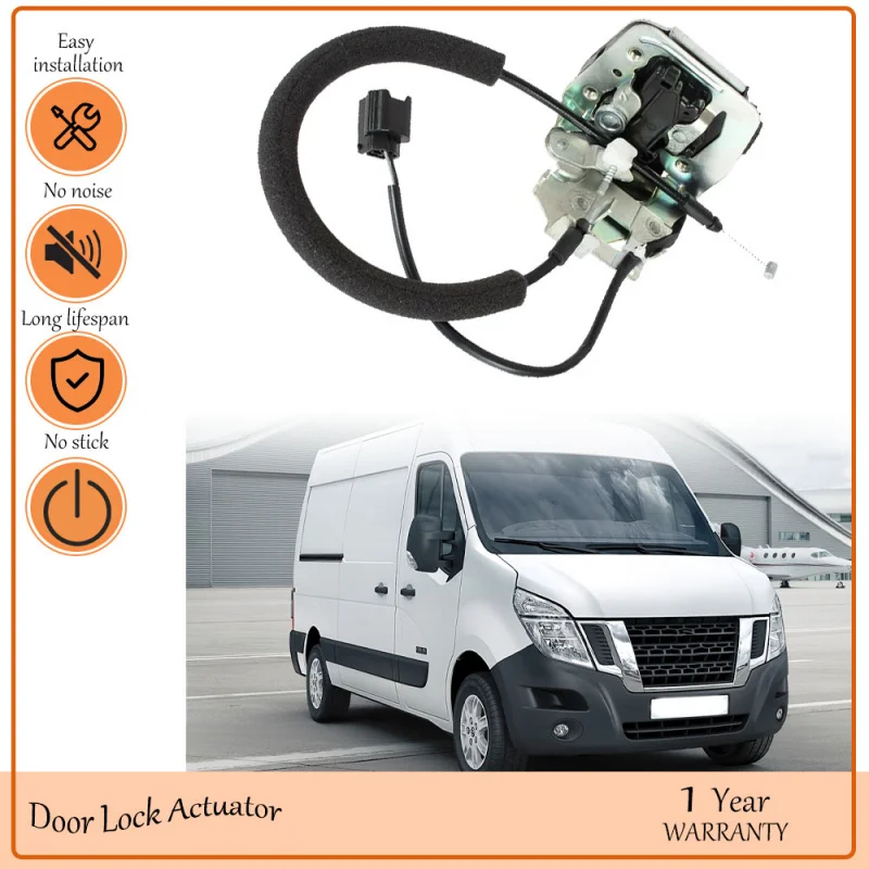 

Rear Lower Right Door Lock For Vauxhall For Movano B Compatible with OEM Number for Master III and NV400,oem 8200661170