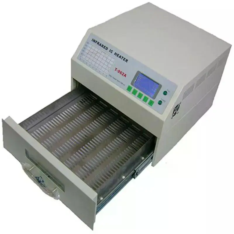 Puhui-赤外線加熱逆流炉,ic T-962A,bga,smd,smt,rework,sacion,300x320mm, 1500w