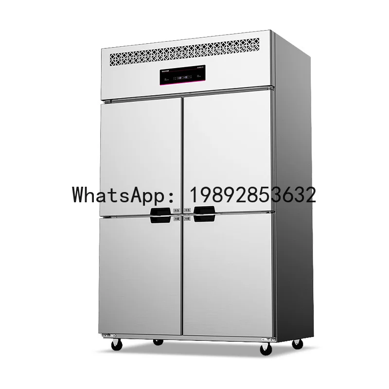 

Commercial vertical kitchen freezer refrigerated cabinet frozen flat cold workbench large capacity fresh-keeping cabinet