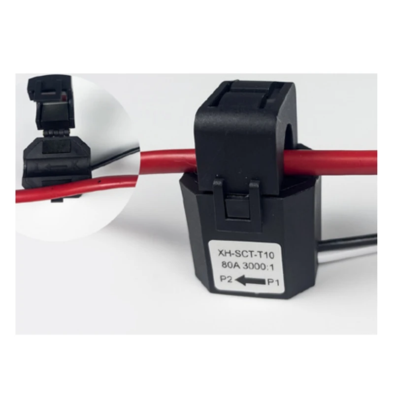 FULL-Tuya Smart Wifi 3 Phase Energy Monitor With 80A Clamp CT Bidirectionl App Monitor Power Consumed&Electricity Statistics