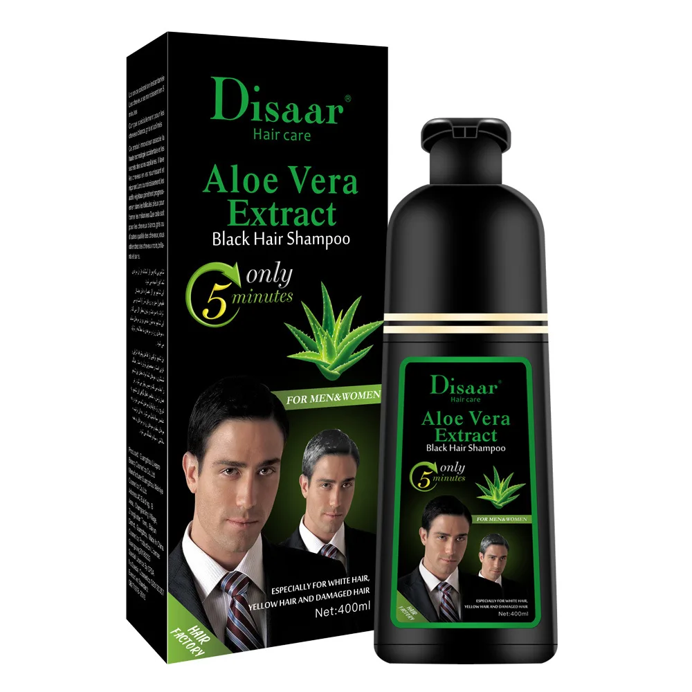 Disaar Hair Care Argan Oil Hair Dye 5 Minutes Morocco Black Hair Shampoo For Men And Women