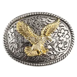 Golden Eagle Belt Buckle Exquisite Relief Craftsmanship and Retro Patterns