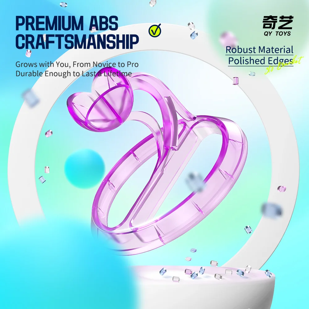 QIYI 3D Cube Stand Magic Cube  Base Display Rack Storage Support Accessories  Globe Cube Stand Children's Toy Related Use