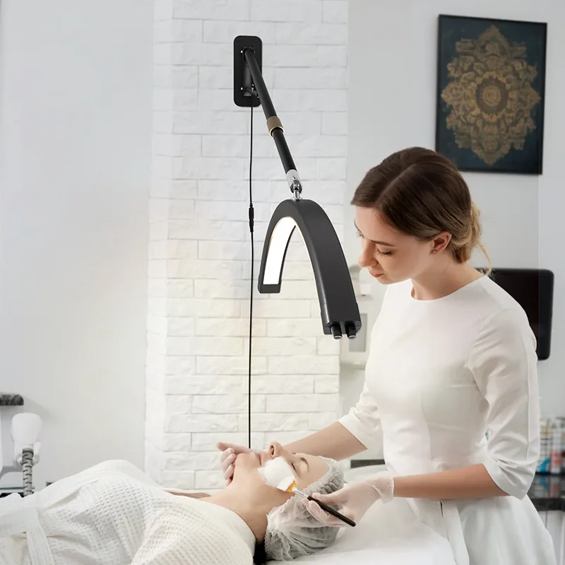 

Лампа в форме полумесяца U-образная настенная лампа для красоты, маникюрный салон красоты, заполняющий свет, узор для ресниц, вышивка, полумесяц, лампа для ногтей