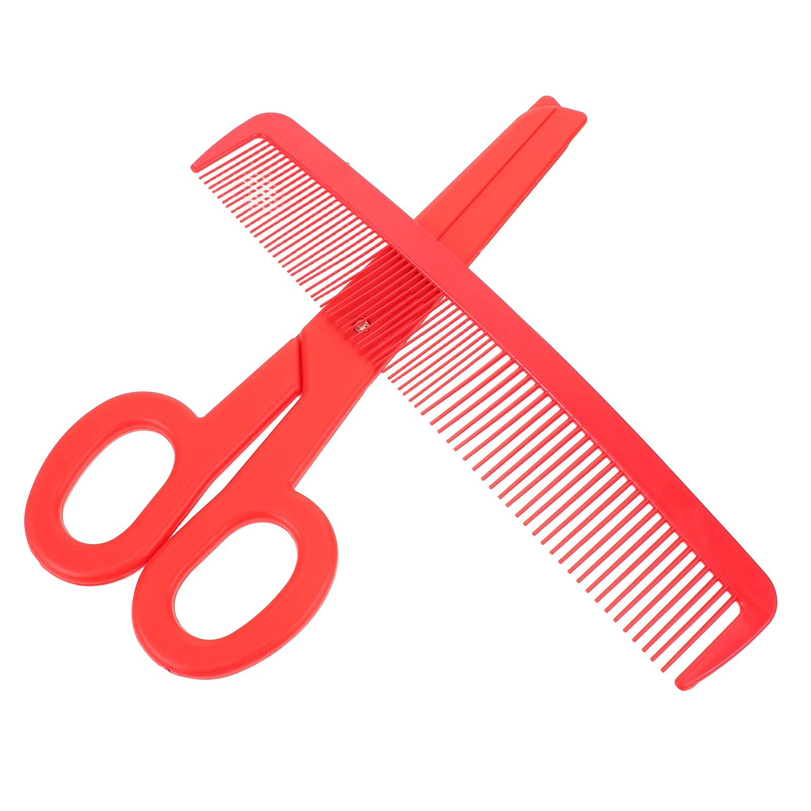 

Giant Clown Scissors Comb Props Oversized Fake Red Decor Halloween Carnival Party Supplies Circus Costume Accessories Funny