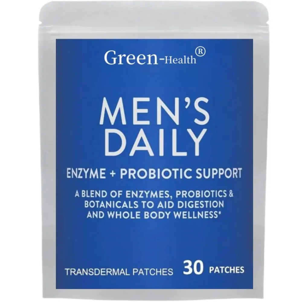 

Mens Daily Digestive Transdermal Patches Support Male Indigestion Relief, Supports Gut