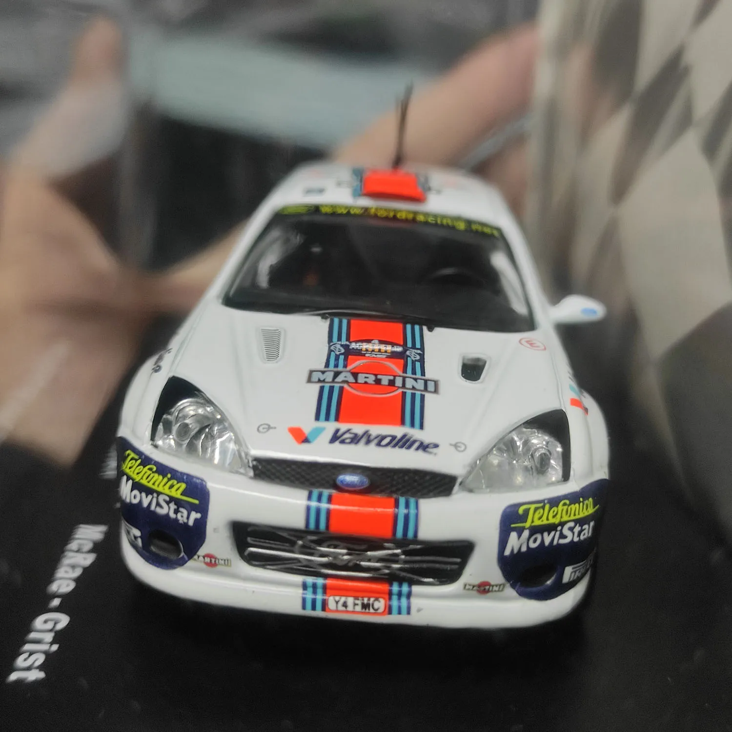 Diecast 1:43 Scale IXO Ford Focus RS WRC 2001 #4 Alloy Car Model