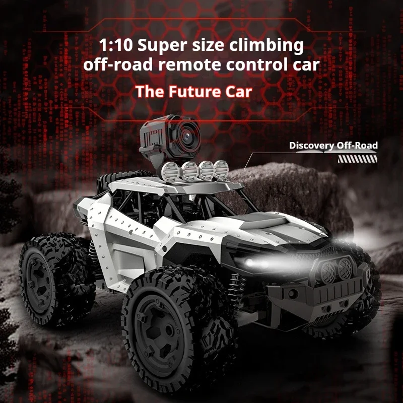 cool stuff funny gift-1:10 climbing off-road rc cars,WIFI HD camera rc truck,2.4G remote control car toy,kids toys,monster truck