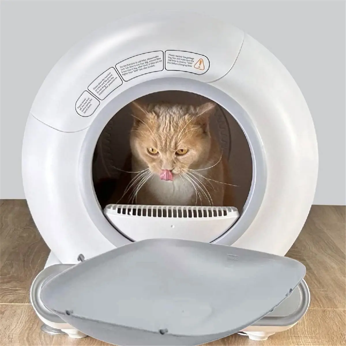 2026 New 1pc Automatic Intelligent Cat Litter Box, Cat Toilet Bottom Support Mat, Cat Litter Accessories Box, Cat Litter Box Mat
