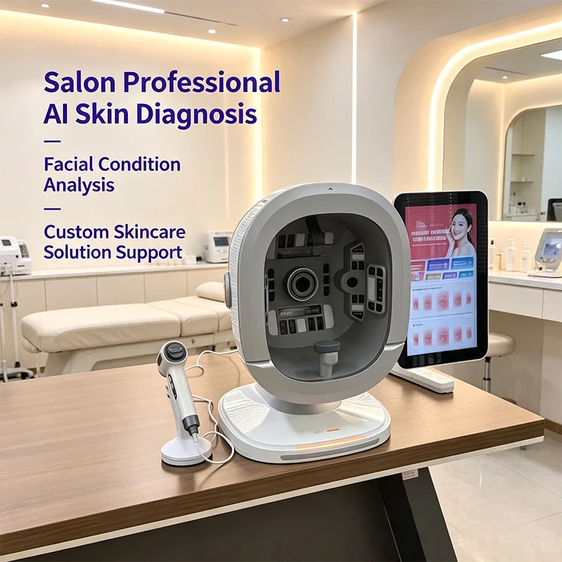 Multi Functional K33 Intelligent Skin Analysis Machine AI Auto Update Skin Image Capture Pore Wrinkle Pigment Detection