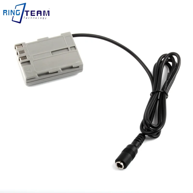 

Straight Cable DC 5.5*2.1mm Female to EN-EL3E Dummy Battery EN EL3E Coupler for Nikon D50 D100 D200 D300 D300S D700