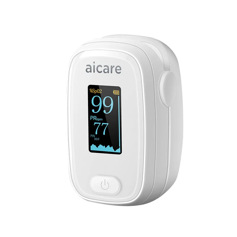 Aicare Pro Finger Pulse Oximeter Finger Portable Pulse Oximeter LED Display Clip SpO2/PR Monitor Medical Blood Oxygen Saturation