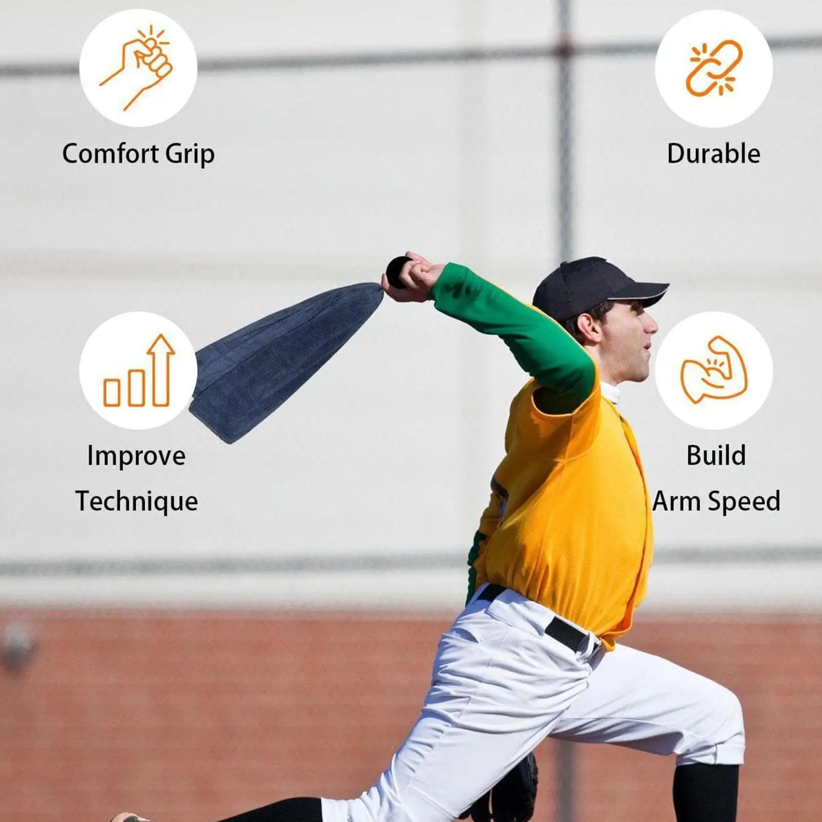 Baseball Pitching Towel Trainer Precision Baseball Pitcher Training Practice Softball Throwing Pitching Trainer For Enthusiasts