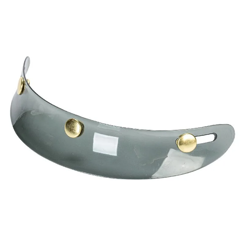 Retro Helmet Specific Brim 3/4 Helmet Brim 3 Button Special Brim Sun Visor Tongue