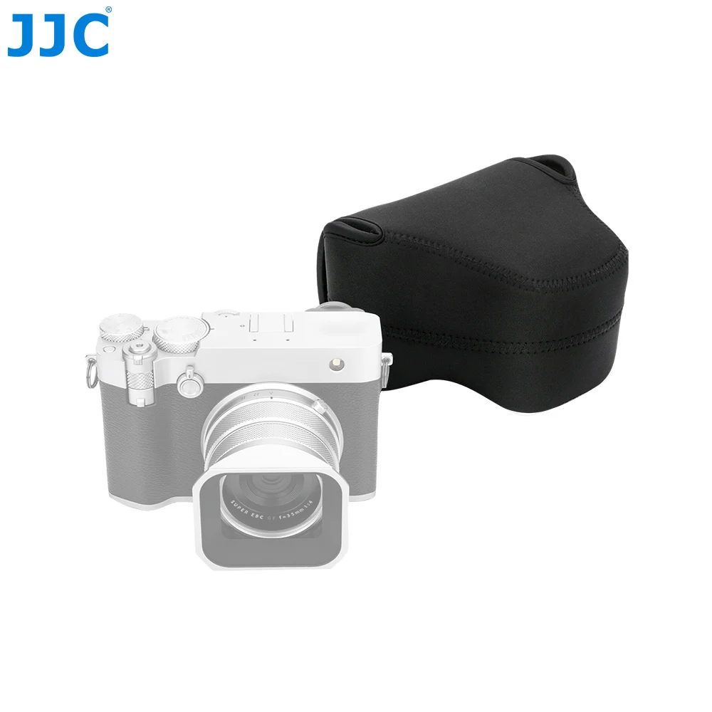 JJC Ultra Light Neoprene Camera Compatible with Fujifilm GFX100RF Compact Camera Pouch For Fuji Camera Accessories