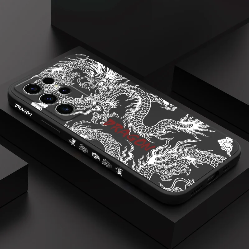 

Devil Dragon Phone Case For Samsung Galaxy S25 S24 S23 S22 S21 S20 S10 S10E Ultra Plus FE Note 20 Ultra Plus Cover