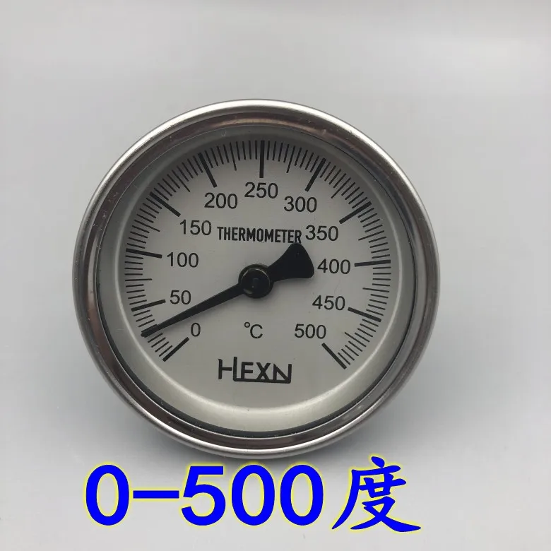 HD Stainless Steel bi-metallic Thermometer 0-400 degrees,and 500 degrees M14*2 Thread WSS-303