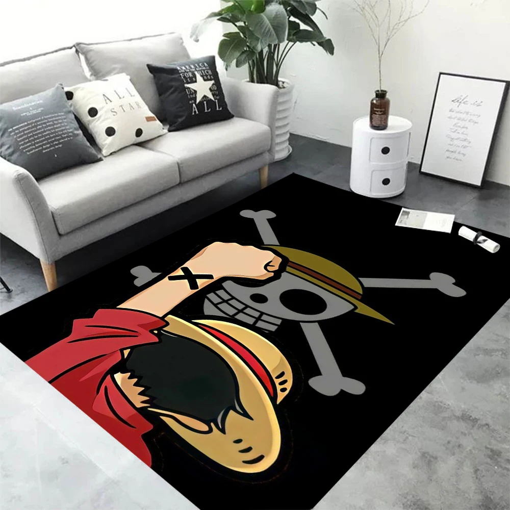 

MINISO Disney One Piece Cartoon Anime Cute Carpet for Living Room Bedroom Table Kitchen Door Kids Mat Alfombra Birthday Gift Rug