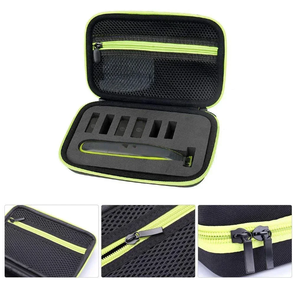 1Pcs Black Razor Storage Bag Suitable for Philips for OneBlade Portable Travel Shaving Kit Shaver Storage Box Ffp QP2520/90/70